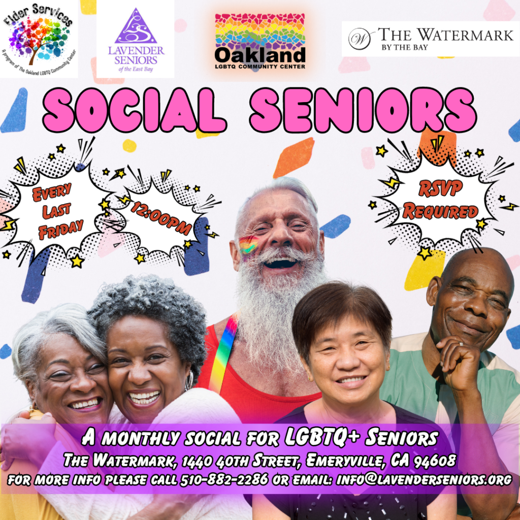 Happy Seniors on Social Seniors event flyer